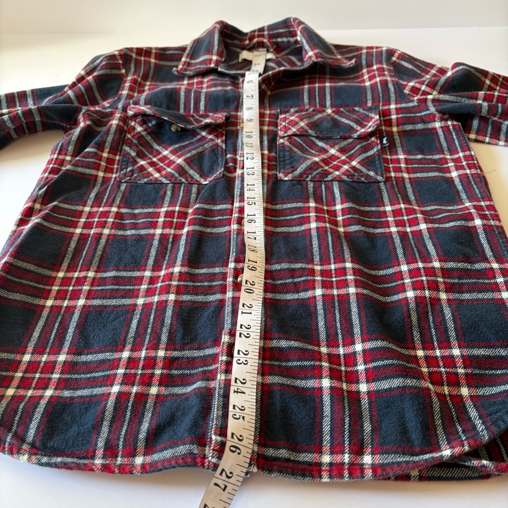 TNA Red and Blue thick Plaid Button Down Shirt, Sz S, great condition - Picture 6 of 8